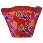 arpera abstract print red coin pouch C11405-3C